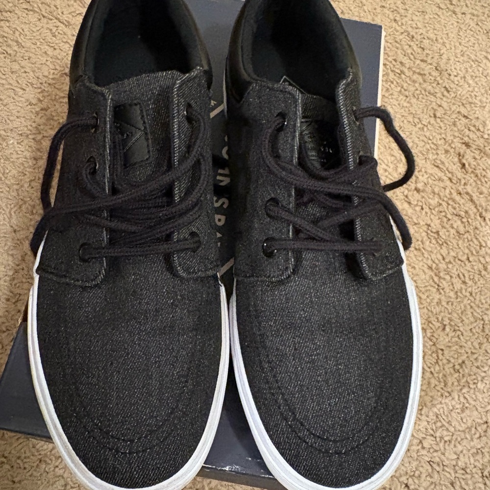 St. John's Bay Black Canvas Sneakers